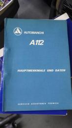 Autobianchi A 112 technische specificaties, Ophalen of Verzenden