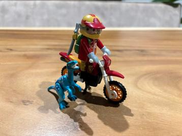 Playmobil 9431 Dinos Motorcrosser met Raptor beschikbaar voor biedingen