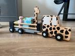 Houten Safari Jeep, Kinderen en Baby's, Speelgoed | Houten speelgoed, Ophalen of Verzenden, Zo goed als nieuw