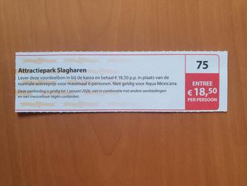 Attractiepark Slagharen entree €18,50 p.p. beschikbaar voor biedingen