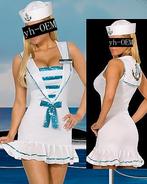 5 delig Matrozen set mt M, Maat 38/40 (M), Carnaval, Nieuw, Ophalen of Verzenden