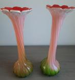 2 Lusaka langwerpige glazen vazen, Antiek en Kunst, Ophalen of Verzenden