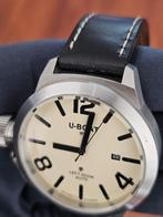 U-Boat Left Hook Auto 45mm, Overige merken, Staal, Polshorloge, Ophalen of Verzenden