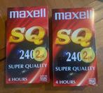 4x Maxell videoband VHS, Ophalen of Verzenden, VHS of SVHS, (Video)band