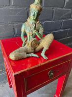 Thailand boeddha muzikant nek trommel brons massief, Huis en Inrichting, Verburgt Vintage, Ophalen of Verzenden, Schipluidenlaan 20 5035KJ Tilburg