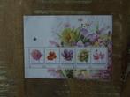 Vel Pers Postzegel Janneke Brinkman-Salentijn Bloemen PF., Ophalen of Verzenden, Na 1940, Postfris