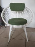 Stoel rond Scandinavisch design Yngve Ekstrom circle chair, Ophalen, Gebruikt, Minder dan 75 cm, 50 tot 75 cm