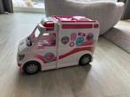 Barbie ambulance, Kinderen en Baby's, Speelgoed | Speelgoedvoertuigen, Ophalen of Verzenden, Gebruikt