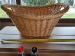 Rieten mand, papier mand, Huis en Inrichting, Woonaccessoires | Schalen en Manden, Ophalen, Mand, Zo goed als nieuw, Riet
