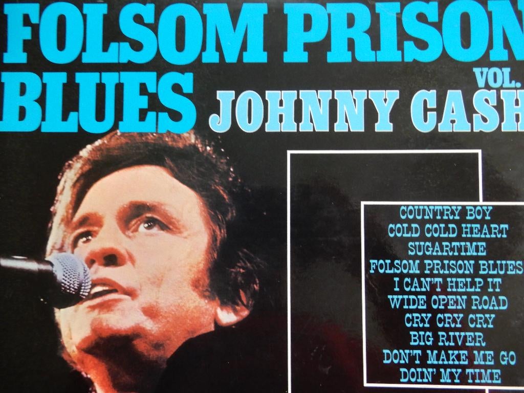Johnny Cash- Folsom Prison Blues vol. 1, 1960 tot 1980, Gebruikt, Ophalen of Verzenden, 12 inch