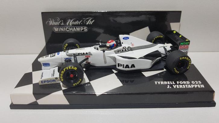 F1 Tyrrell Ford 025 Jos Verstappen 1/43, Hobby en Vrije tijd, Modelauto's | 1:43, Zo goed als nieuw, Auto, MiniChamps, Ophalen of Verzenden