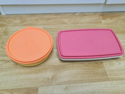 2x Tupperware bakjes met deksel., Huis en Inrichting, Keuken | Tupperware, Zo goed als nieuw, Ophalen of Verzenden