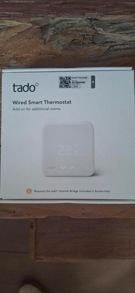 Tado Slimme Thermostaat - Extra Kamer, Doe-het-zelf en Verbouw, Thermostaten, Ophalen of Verzenden