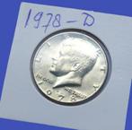 **Zeer Nette Half Dollar 1978-D Kennedy  -  UNC  **KWALITEIT, Verzenden, Noord-Amerika, Losse munt