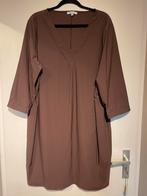 Miss Etam bruin travelstof tuniek maat 50, Bruin, Blouse of Tuniek, Ophalen of Verzenden, Zo goed als nieuw