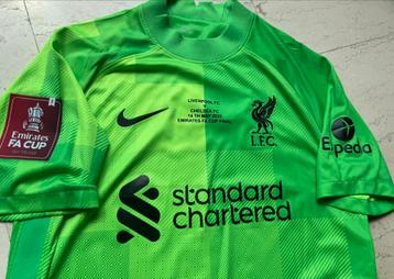 Liverpool Shirt Keeper - FA Cup Finale 2022 - A.Becker # 1 beschikbaar voor biedingen