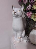 Prachtige vintage porceleinen kattenbeeld, Verzamelen, Beelden en Beeldjes, Ophalen of Verzenden, Gebruikt, Dier