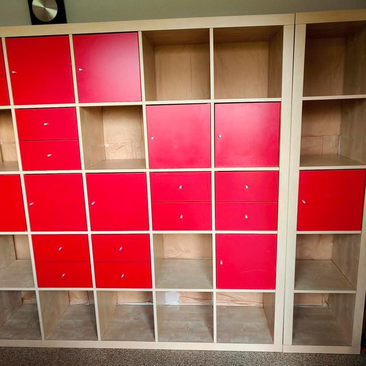 IKEA kallax open kast 5x5+5, Huis en Inrichting, Kasten | Wandmeubels, Gebruikt, Minder dan 150 cm, 25 tot 50 cm, Ophalen