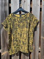 Shirt geel dierenprint maat M, Ophalen of Verzenden, Zo goed als nieuw, Geel, Korte mouw