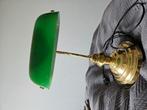 Mooie bankierslamp messing, Huis en Inrichting, Lampen | Wandlampen, Ophalen of Verzenden, Zo goed als nieuw