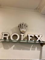 Rolex dealer sign, Verzamelen, Ophalen of Verzenden, Zo goed als nieuw, Lichtbak of (neon) lamp