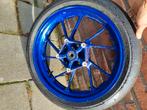 Yamaha MT07 voorwiel metzeler race slick K1 nieuwe lagers, Motoren, Tuning en Styling, Ophalen of Verzenden