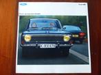 Ford 12 M 1968 groot formaat brochure, Boeken, Auto's | Folders en Tijdschriften, Verzenden, Zo goed als nieuw, Ford
