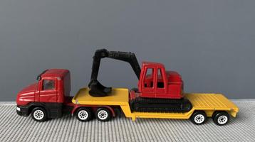 SIKU Truck + Dieplader + Graafmachine 0801 1610 1611 beschikbaar voor biedingen