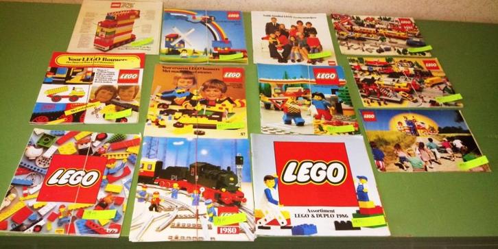 Lego:oude catalogen/folders-complete sets-12v enz, Kinderen en Baby's, Speelgoed | Duplo en Lego, Gebruikt, Lego, Ophalen of Verzenden