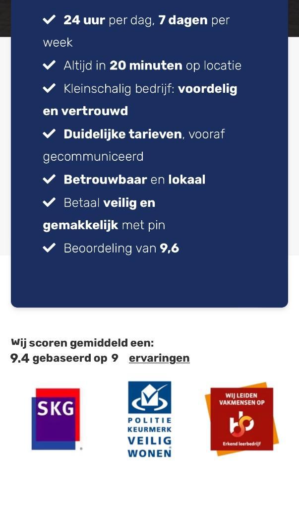 Sloten Openen/Vervangen |Hoofddorp/Leiden: 0639687307, Diensten en Vakmensen, Reparatie en Onderhoud | Sloten, 24-uursservice