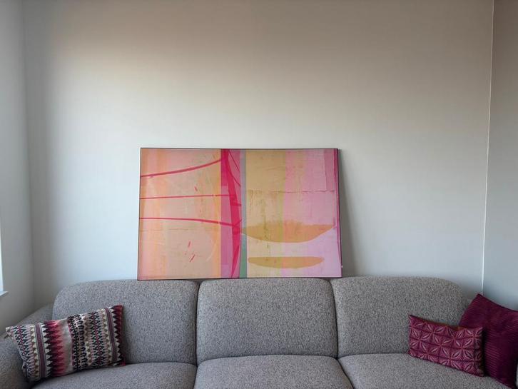 ArtFrame schilderij van Werk aan de Muur, gezien bij vtwonen, Antiek en Kunst, Kunst | Schilderijen | Abstract, Ophalen