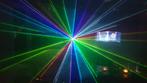 Sterke 500mW DMX RGB animatie laser lichteffect (2 stuks), Kleur, Laser, Ophalen of Verzenden, Zo goed als nieuw