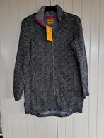 Lang fleece vest grijze panterprint van Möberg, mt.M, Kleding | Dames, Truien en Vesten, Verzenden, Nieuw, Grijs, Möberg