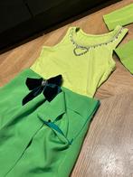 Green neon festival colbert top rok set glamoiur maat m, Kleding | Dames, Ophalen of Verzenden, Zo goed als nieuw