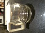 Grote glazen koffiepot theepot ongeveer 14 cm hoog, Ophalen of Verzenden, Zo goed als nieuw