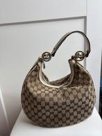 Gucci canvas GG Twin hobo vintage, Ophalen of Verzenden, Gebruikt, Bruin