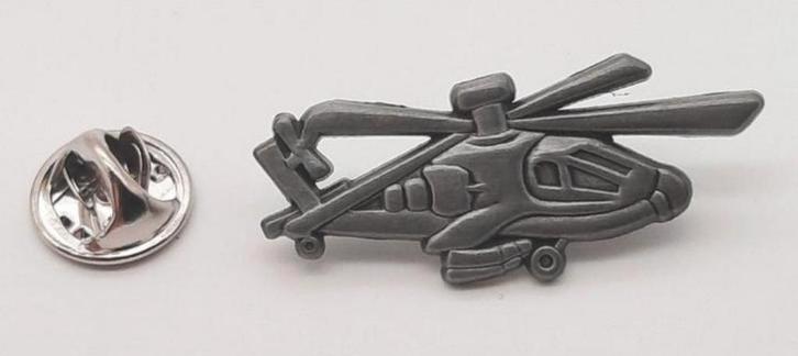 Vintage Apache Helikopter pin, Verzamelen, Speldjes, Pins en Buttons, Zo goed als nieuw, Speldje of Pin, Transport, Ophalen of Verzenden