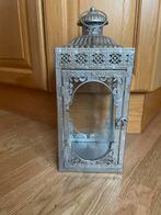 Mooi metalen windlicht., Huis en Inrichting, Woonaccessoires | Kandelaars en Kaarsen, Ophalen of Verzenden