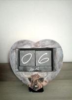 Handgemaakte Schotse hooglander eeuwigdurende kalender hout, Ophalen, Jaarkalender, Nieuw