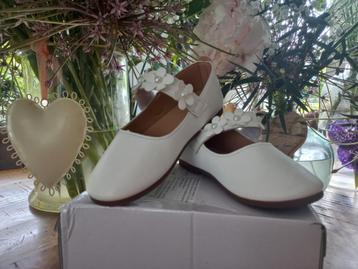 Ballerina's bruiloft maat 30 met witte bloemetjes  beschikbaar voor biedingen