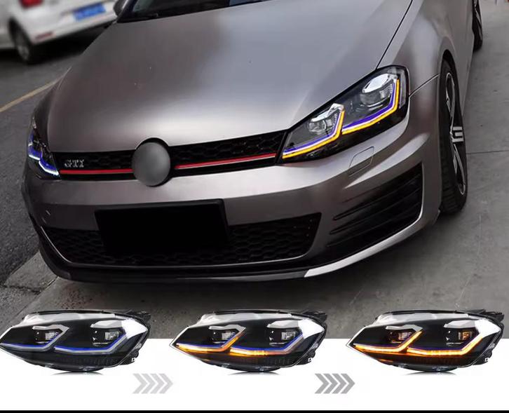 Koplampen LED VW 7 VW Golf VII, Auto-onderdelen, Verlichting, Volkswagen, Nieuw, Ophalen of Verzenden