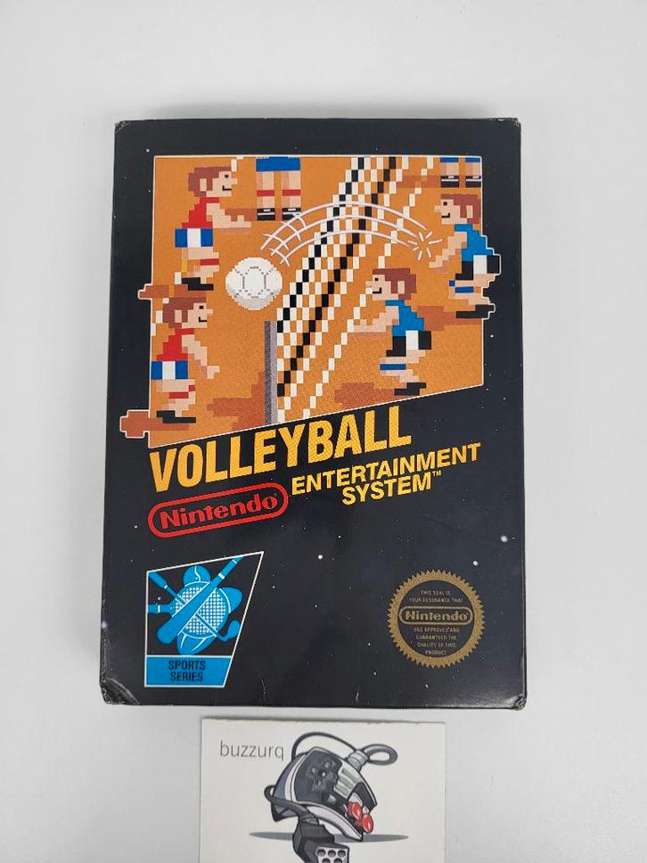 Volleyball - Nintendo NES - USA - Hangtab "no TM in title", Spelcomputers en Games, Games | Nintendo NES, Gebruikt, Sport, 1 speler