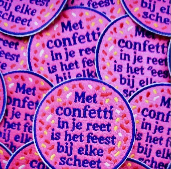 Oeteldonk Emblemen Brabant Carnaval Confetti in je reet, Kleding | Dames, Carnavalskleding en Feestkleding, Nieuw, Accessoires