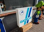 Gazelle Lichtbak Reclamebord - Vintage, Antiek en Kunst, Ophalen