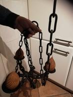 Antieke Gietijzeren Eg / gesmeed als Kandelaar, Ophalen, Overige materialen