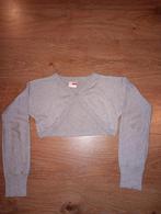Mooie zilveren bolero mt 134/140, Meisje, Trui of Vest, Ophalen of Verzenden, Zo goed als nieuw