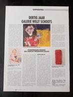 30 jaar galerie Willy Schoots Jan Sierhuis Bram Bogart 1998, Antiek en Kunst, Verzenden