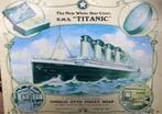 Reclamebord van Titanic en zeep (metalen), Ophalen of Verzenden, Zo goed als nieuw, Reclamebord