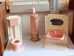 Ouderwetse badkamer set pph, Verzamelen, Poppenhuizen en Toebehoren, Verzenden, Zo goed als nieuw, Poppenhuis