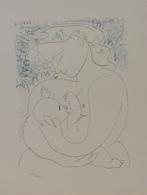 Picasso (1881) Kleur Lithografie " Moeder en Kind " Gen Ges, Ophalen of Verzenden